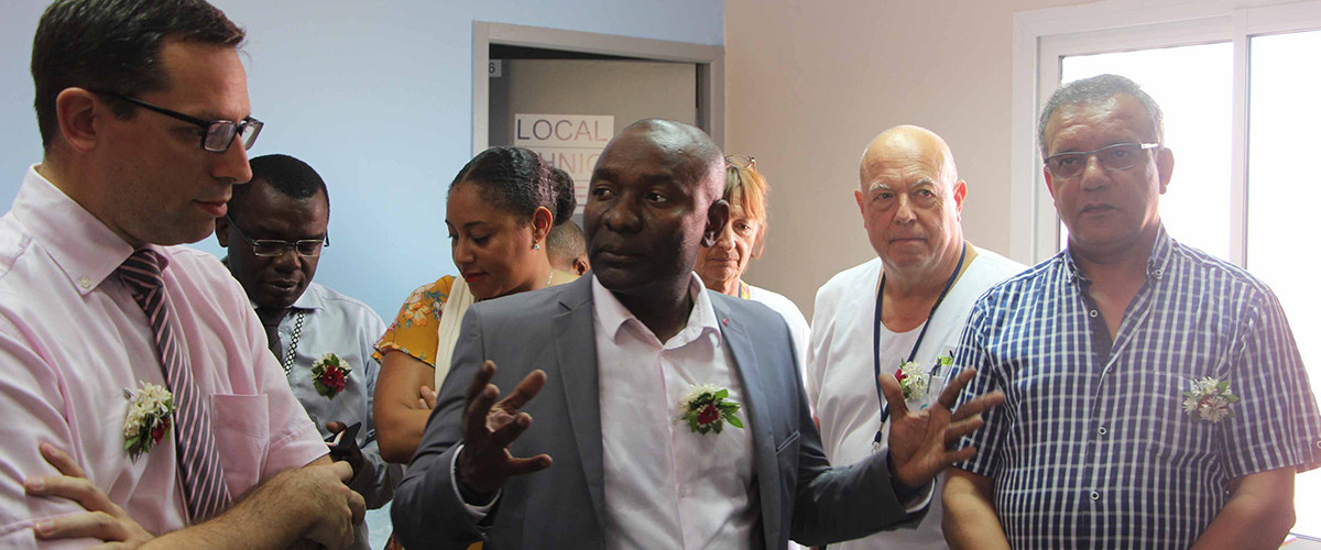Inauguration  de la salle « Mélanie » au Centre Hospitalier de  Mayotte