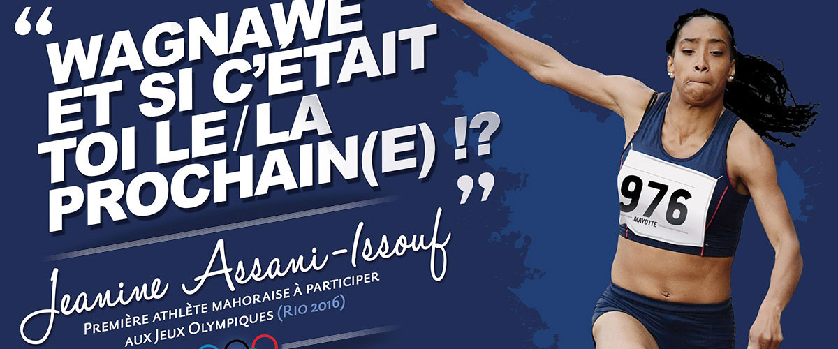 L’athlète Jeanine Assani-Issouf à Mayotte du 24 au 30 septembre 2016
