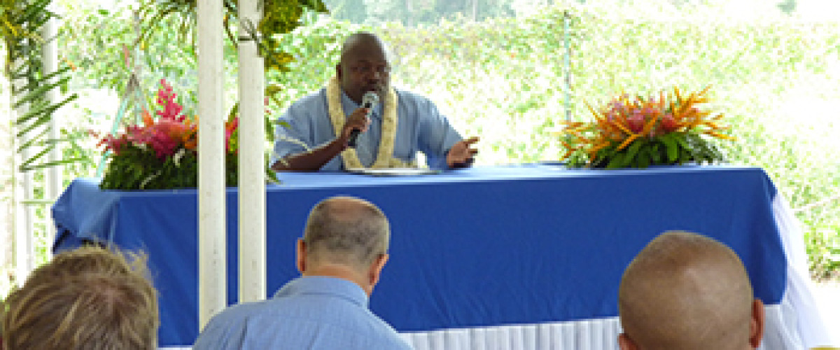 Rencontre des acteurs du port de Longoni