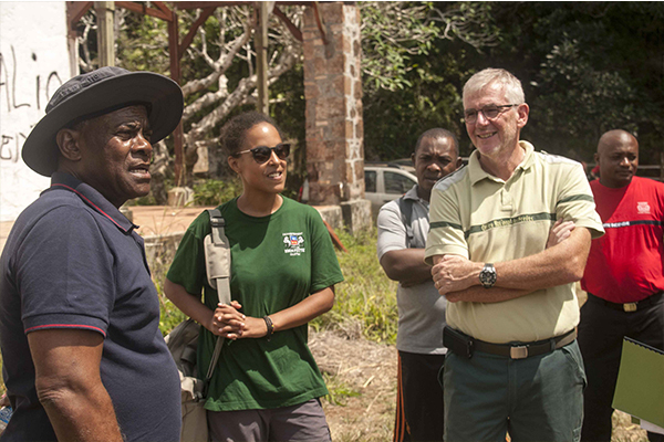 Le Président Soibahadine Ibrahim Ramadani visite la forêt de Majimbini