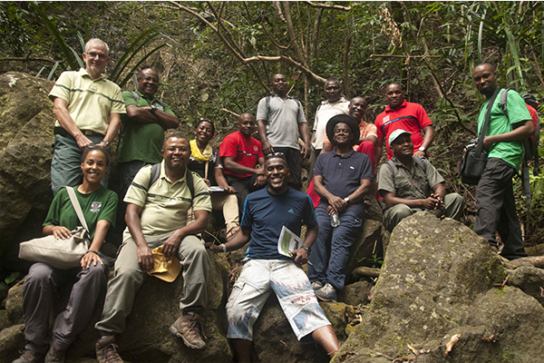 Le Président Soibahadine Ibrahim Ramadani visite la forêt de Majimbini